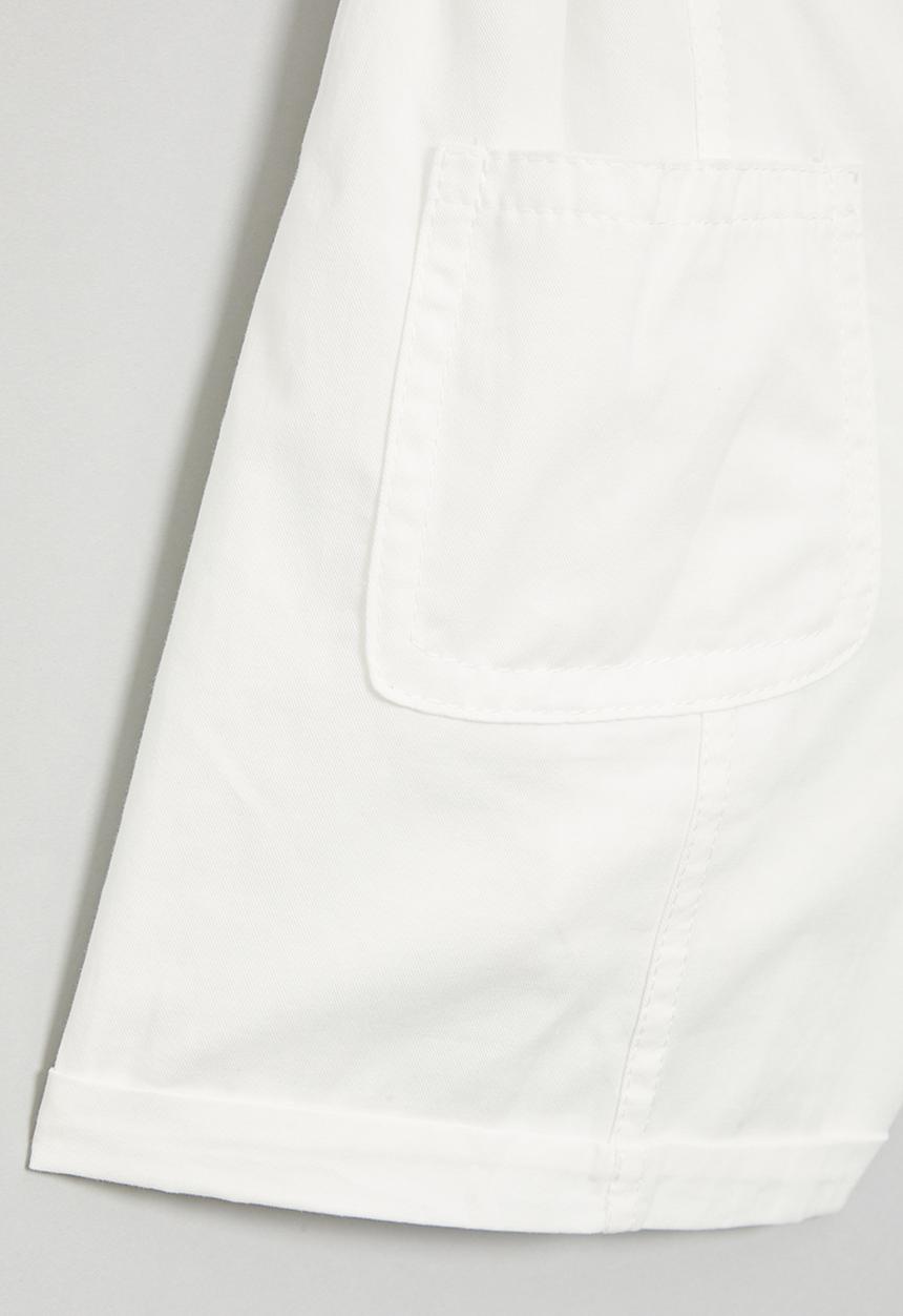 Pop Candy - Paperbag waist shorts - white