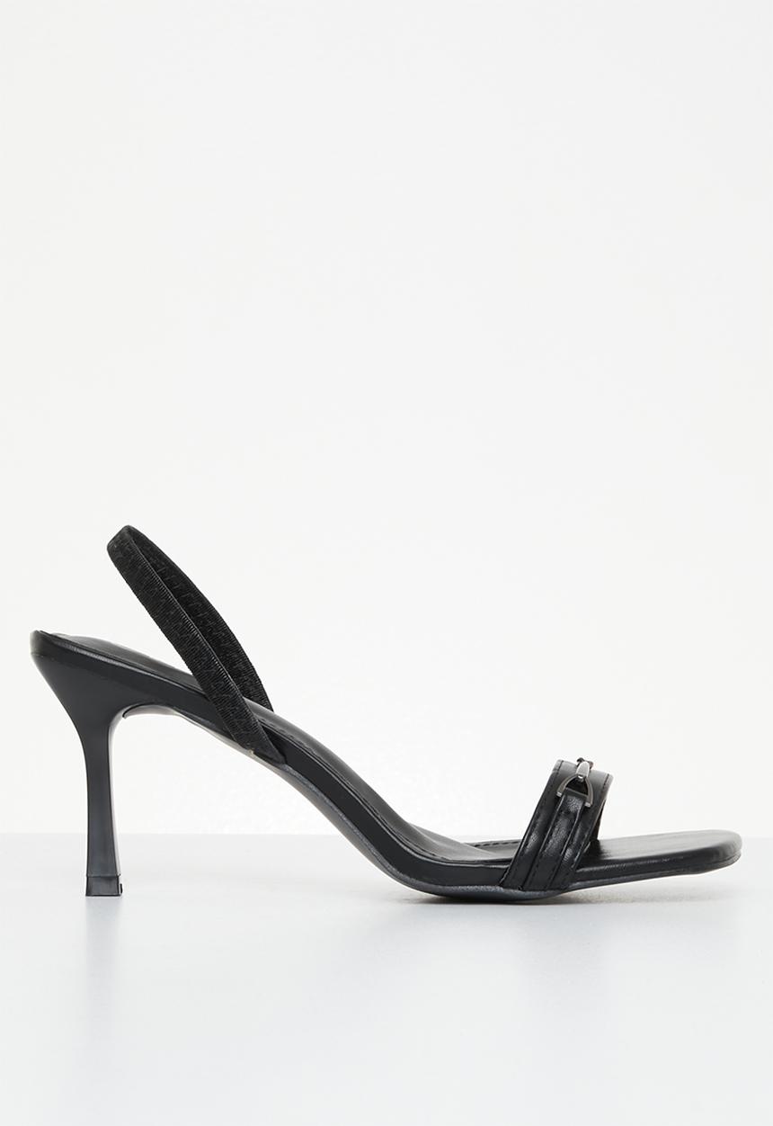 edit - Sophia chain heel - black