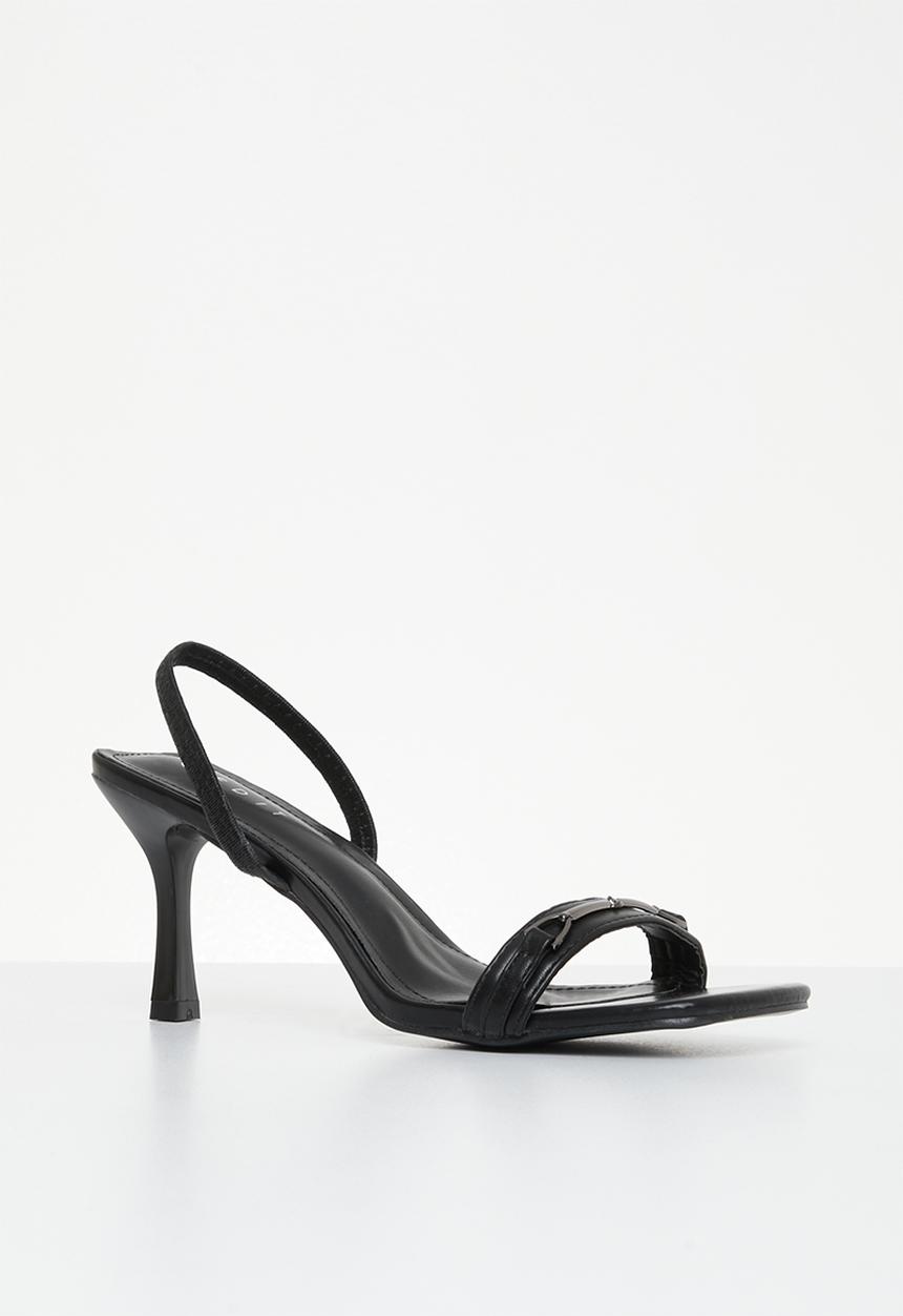 edit - Sophia chain heel - black