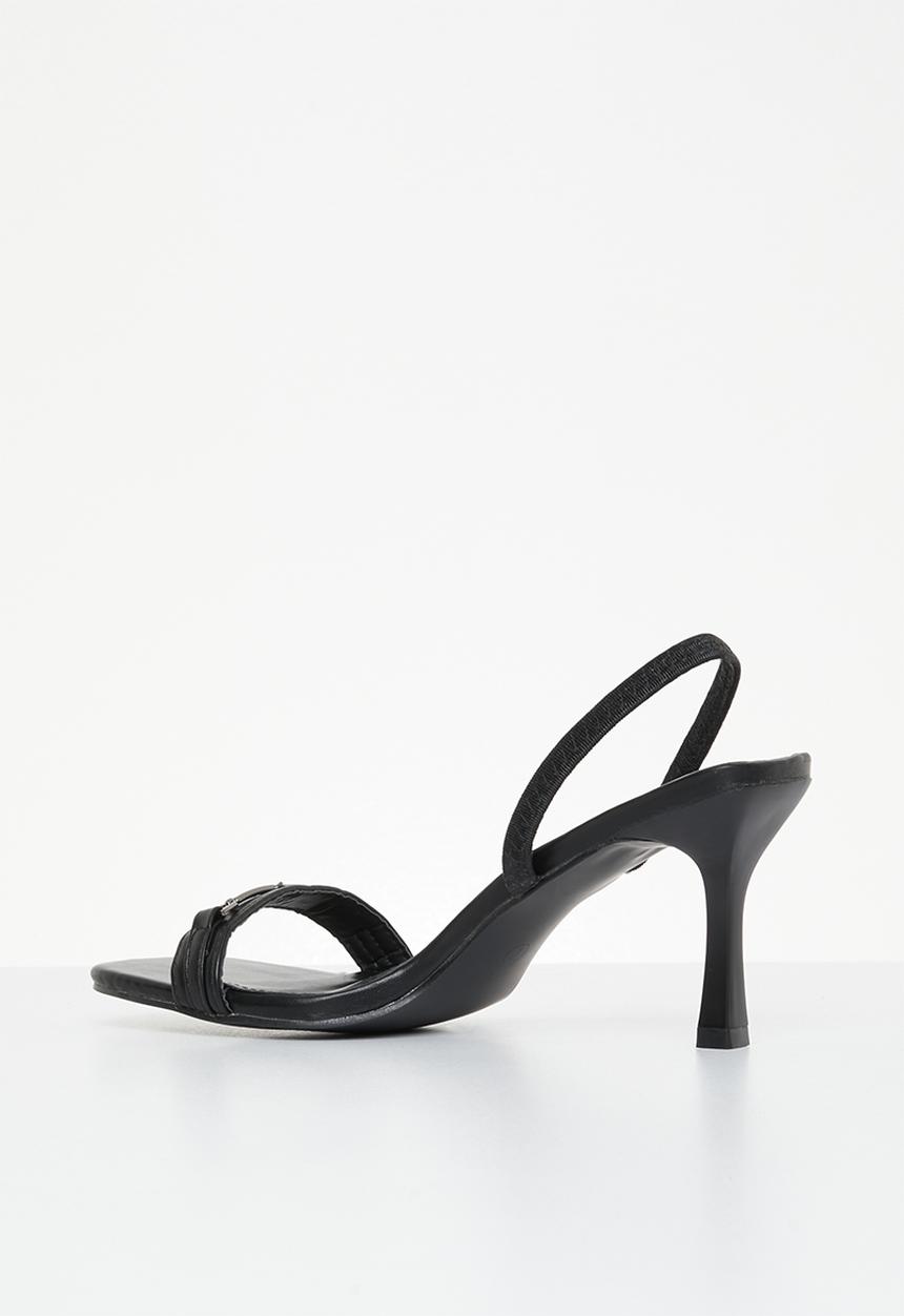 edit - Sophia chain heel - black