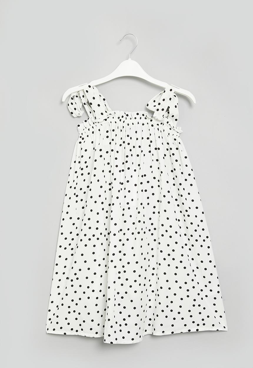 Superbalist Kids - Cotton dress - white & black