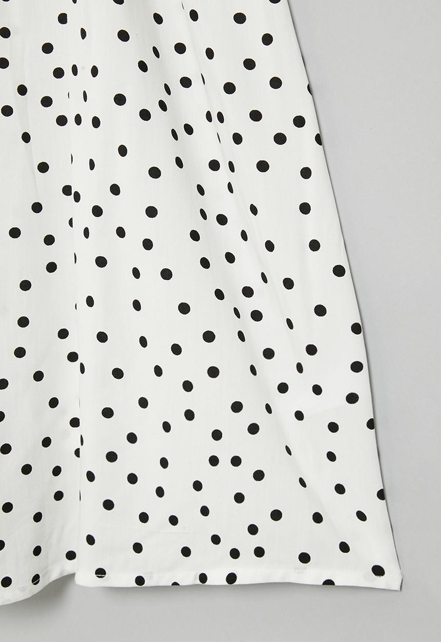 Superbalist Kids - Cotton dress - white & black