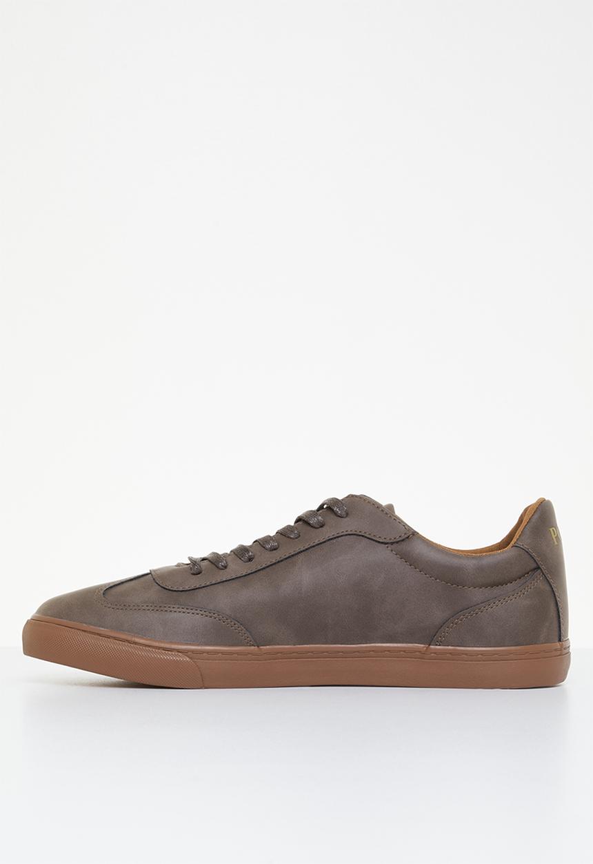 POLO - Basic gumsole sneaker - brown