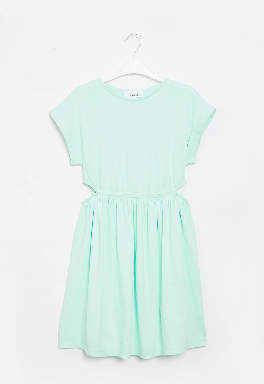 Superbalist - Cutout cotton dress - mint