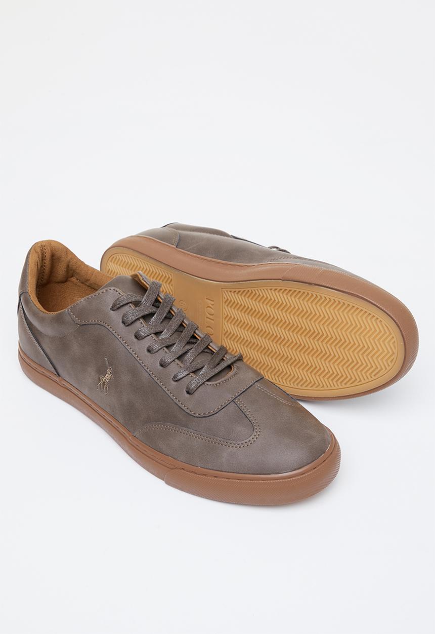 POLO - Basic gumsole sneaker - brown
