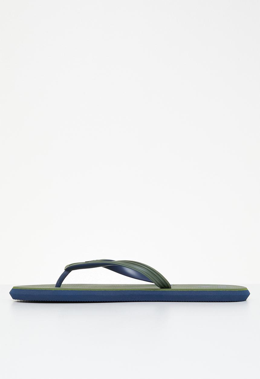POLO - Plain flip flop - olive