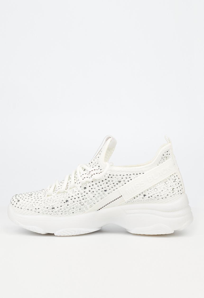 Miss Black - Denn1 sneaker - white