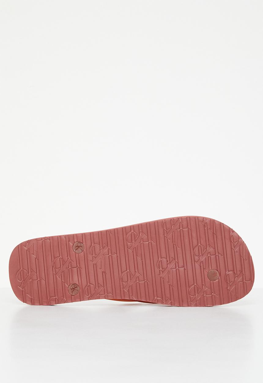 Calvin Klein - Beach sandal monogram - terracotta tile