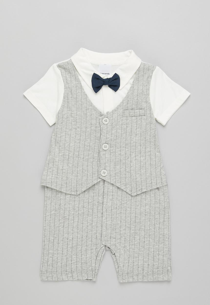 Pop Candy - Baby boys styles romper - grey