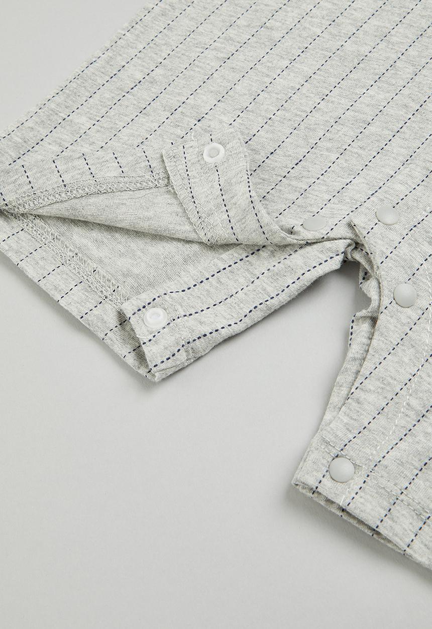 Pop Candy - Baby boys styles romper - grey