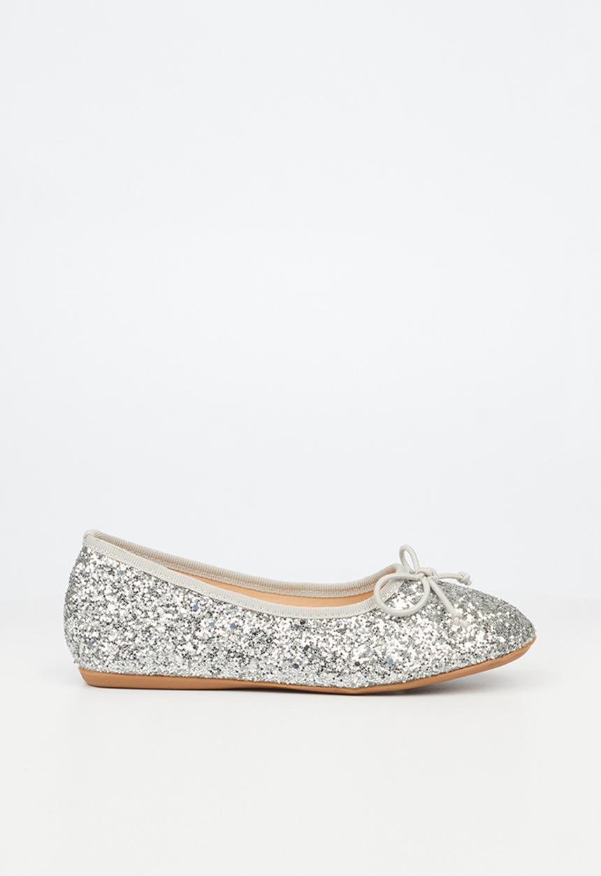 Flutterby - Maddie girls pumps - silver