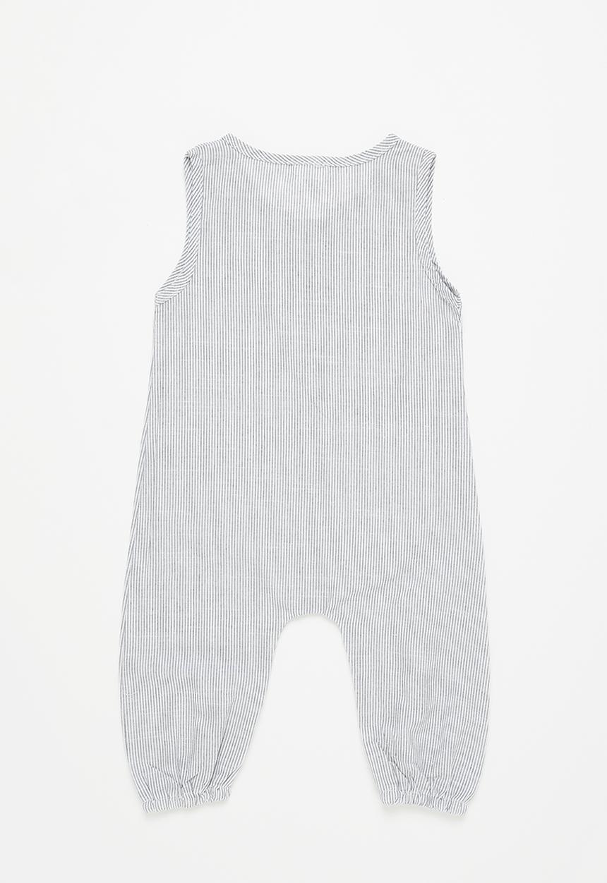 Pop Candy - Baby boys romper - white & black