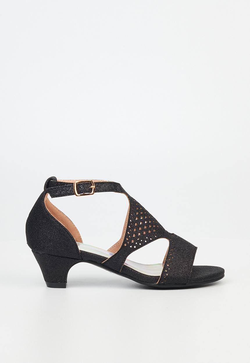 Flutterby - Sammy girls heel - black