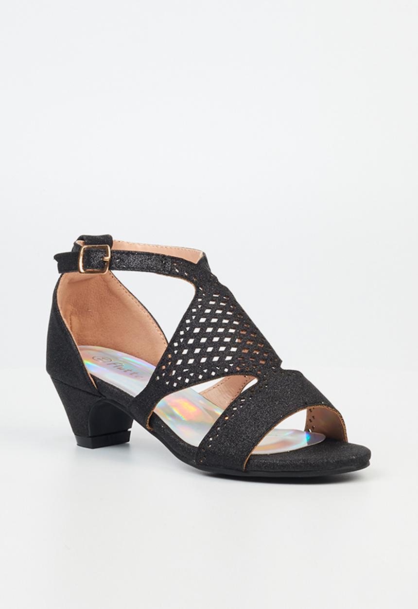 Flutterby - Sammy girls heel - black