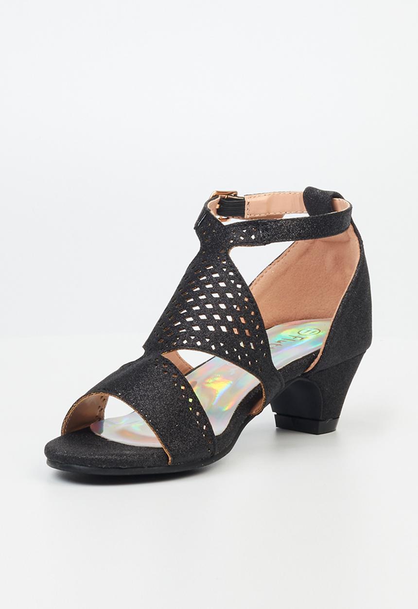 Flutterby - Sammy girls heel - black