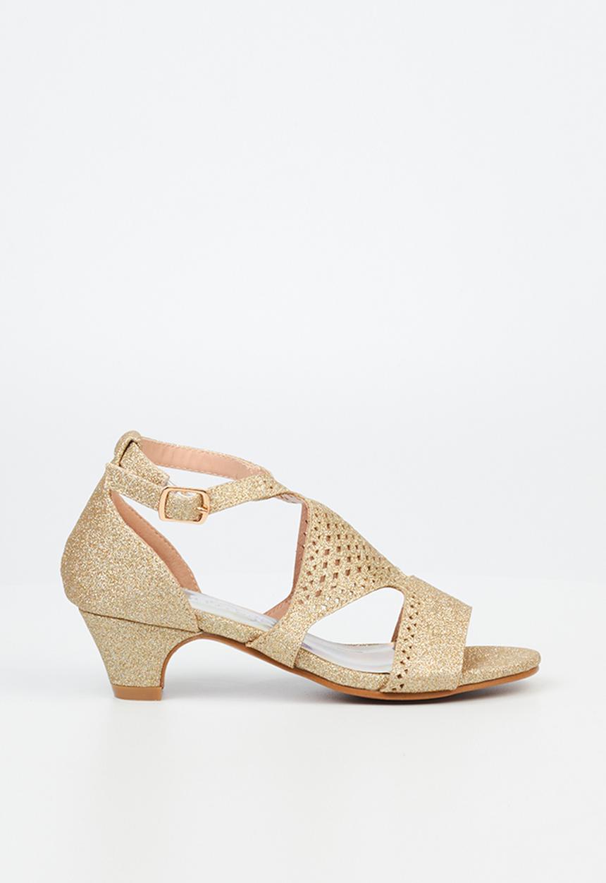 Flutterby - Sammy girls heel - gold