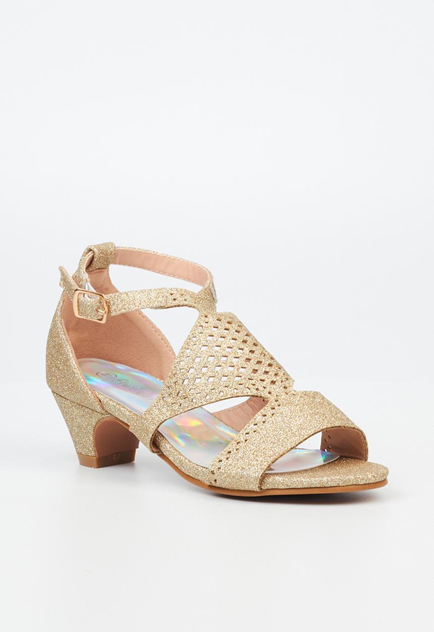 Flutterby - Sammy girls heel - gold