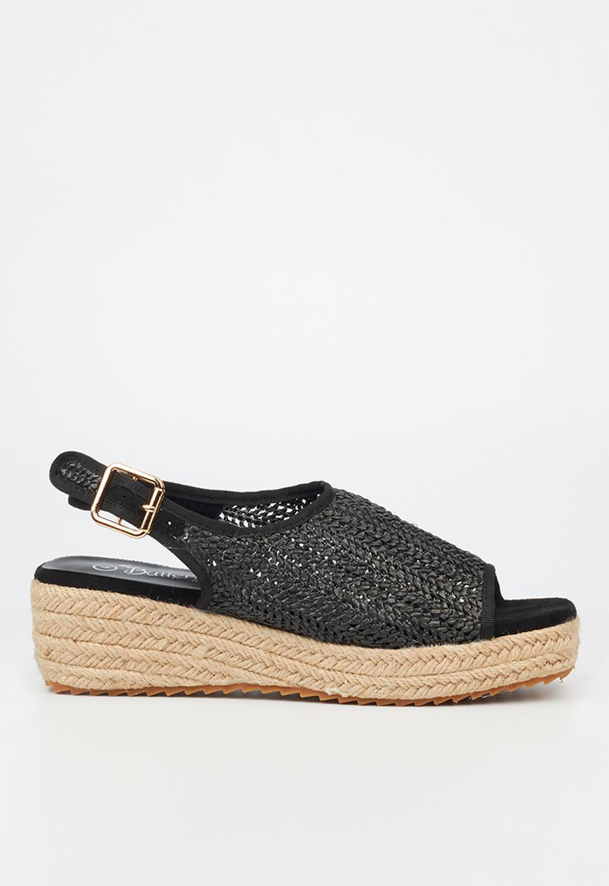 Butterfly Feet - Holly 3 flatform - black