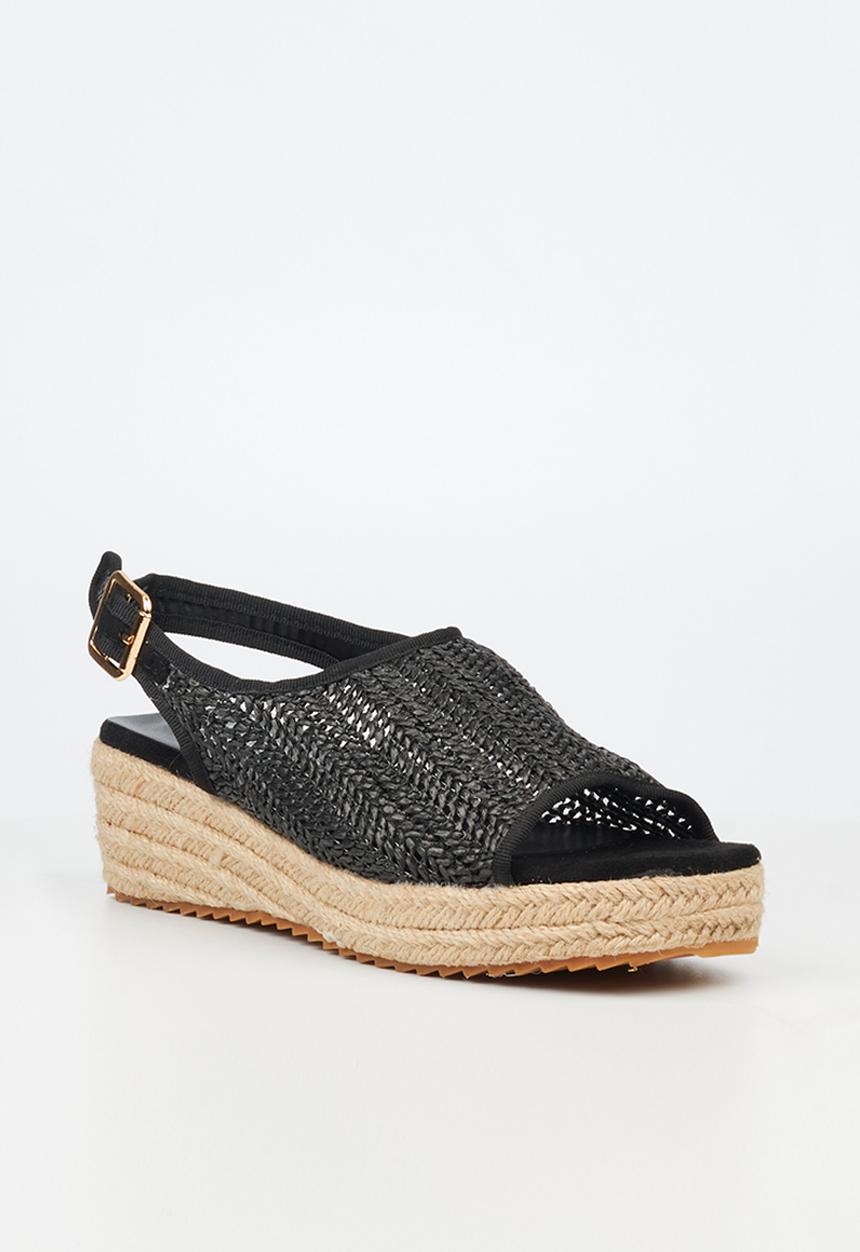 Butterfly Feet - Holly 3 flatform - black