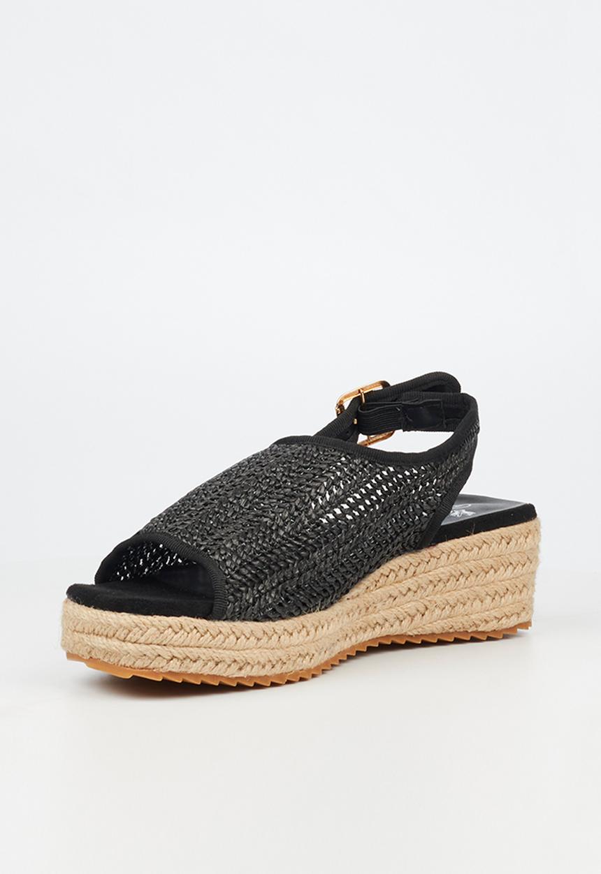 Butterfly Feet - Holly 3 flatform - black