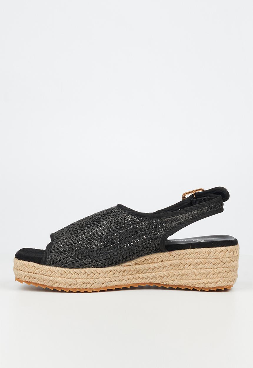 Butterfly Feet - Holly 3 flatform - black