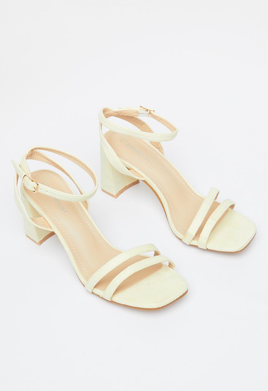 Superbalist - Lydia ankle strap heel - off white