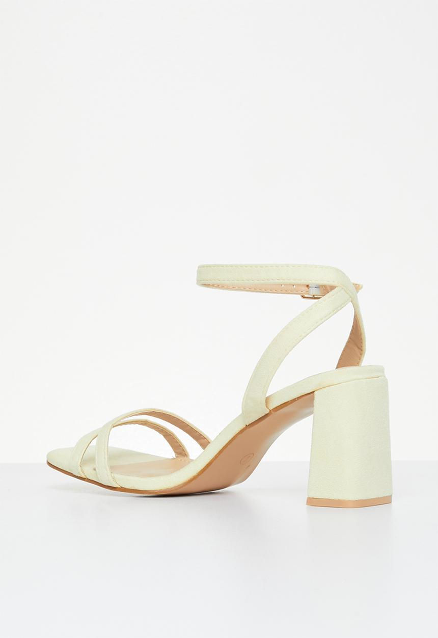 Superbalist - Lydia ankle strap heel - off white