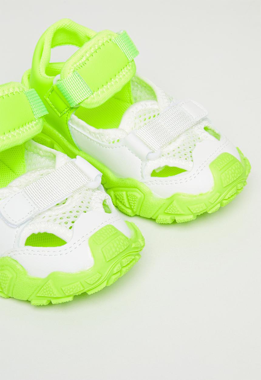 Pop Candy - Kids velcro strap shoe - green