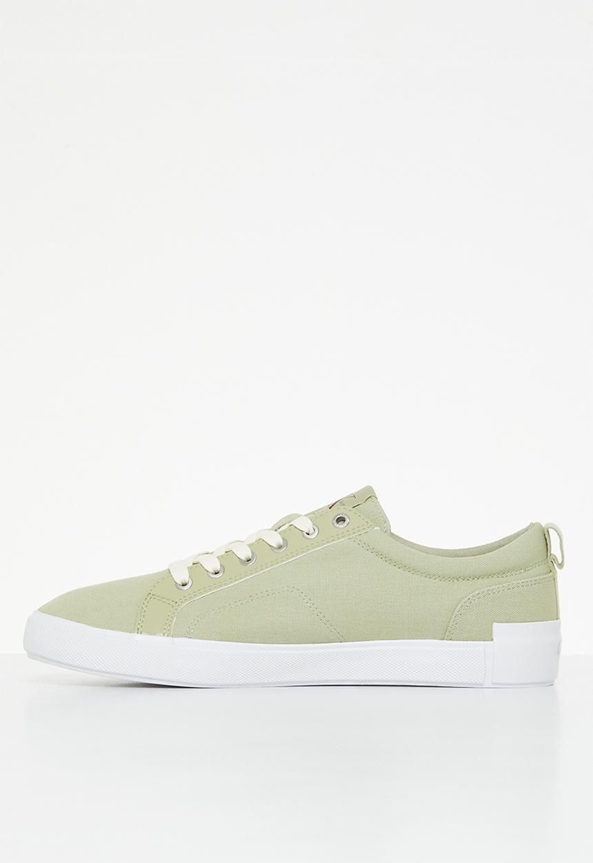 Calvin Klein - New vulcanized laceup low ess - wheat fields