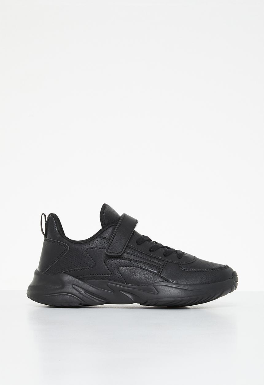Pop Candy - Chunky sneaker with velcro strap - black