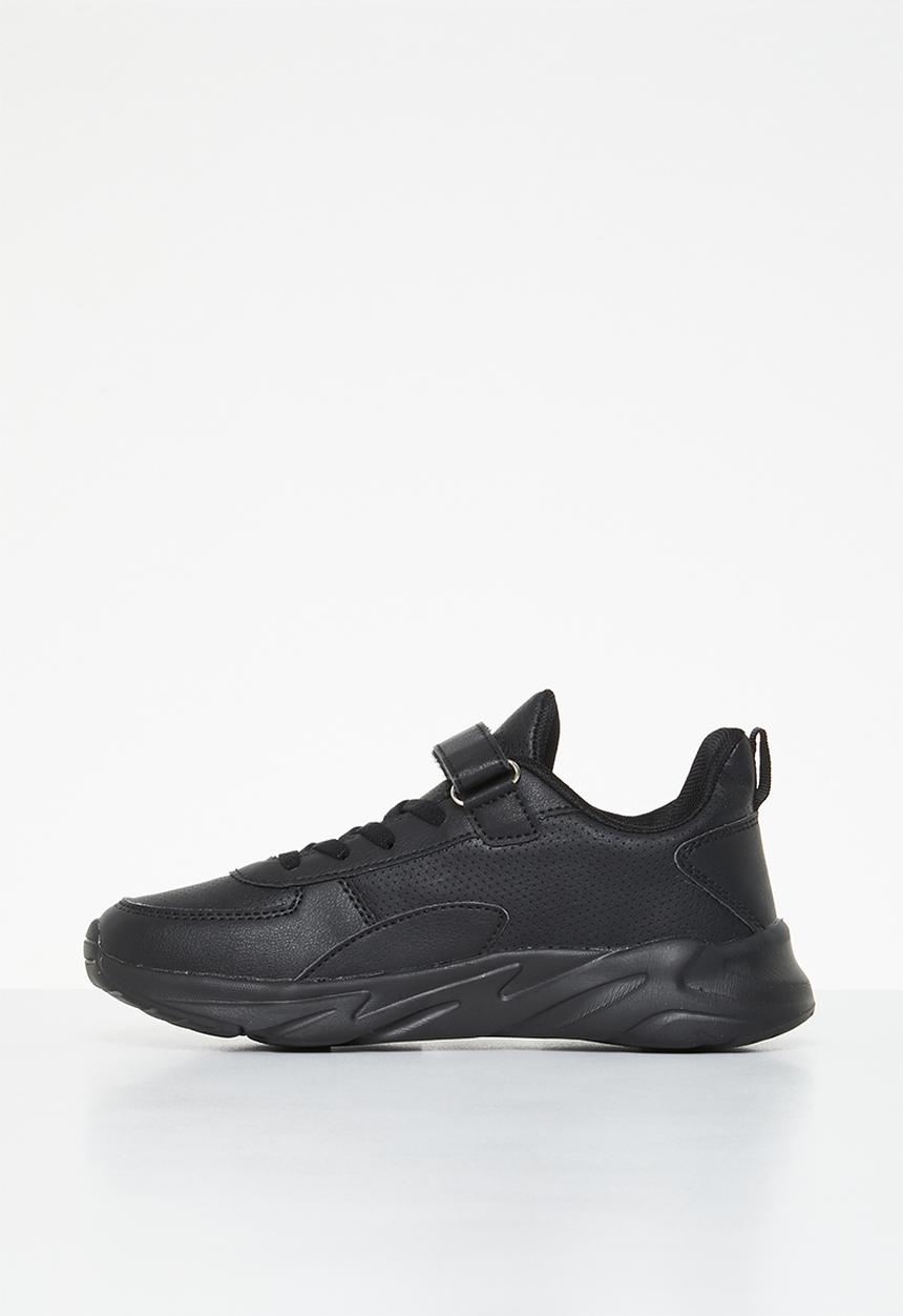Pop Candy - Chunky sneaker with velcro strap - black