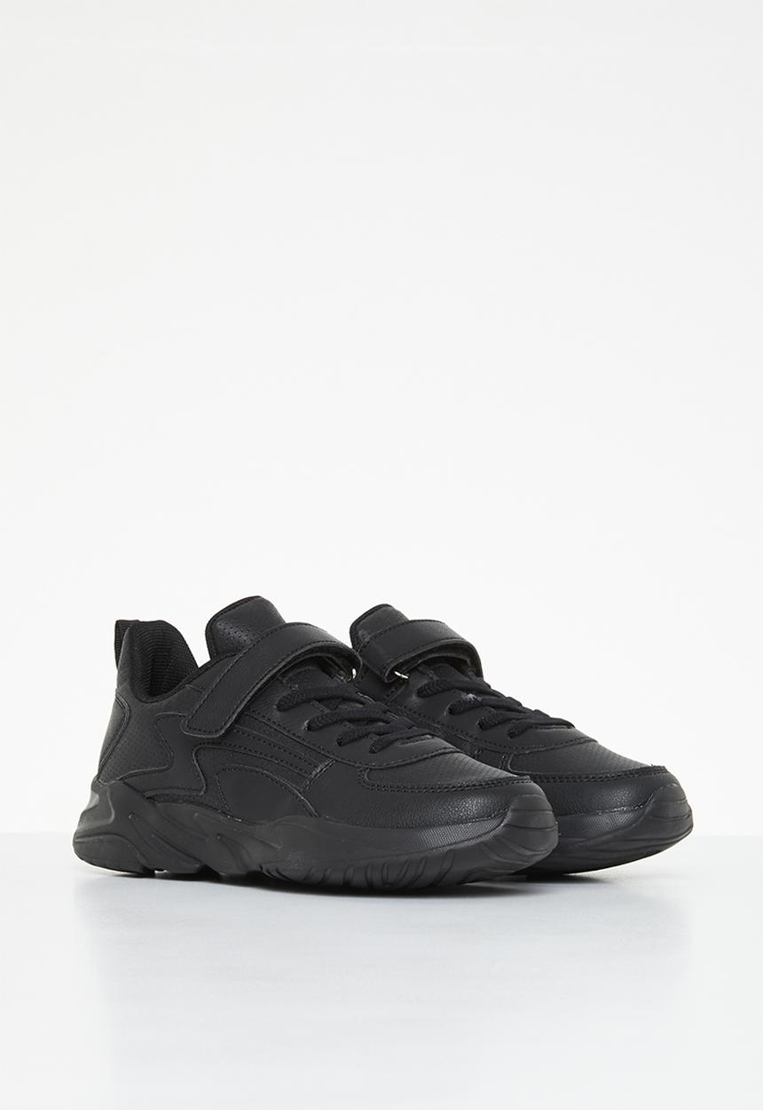 Pop Candy - Chunky sneaker with velcro strap - black