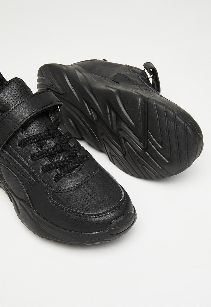 Pop Candy - Chunky sneaker with velcro strap - black