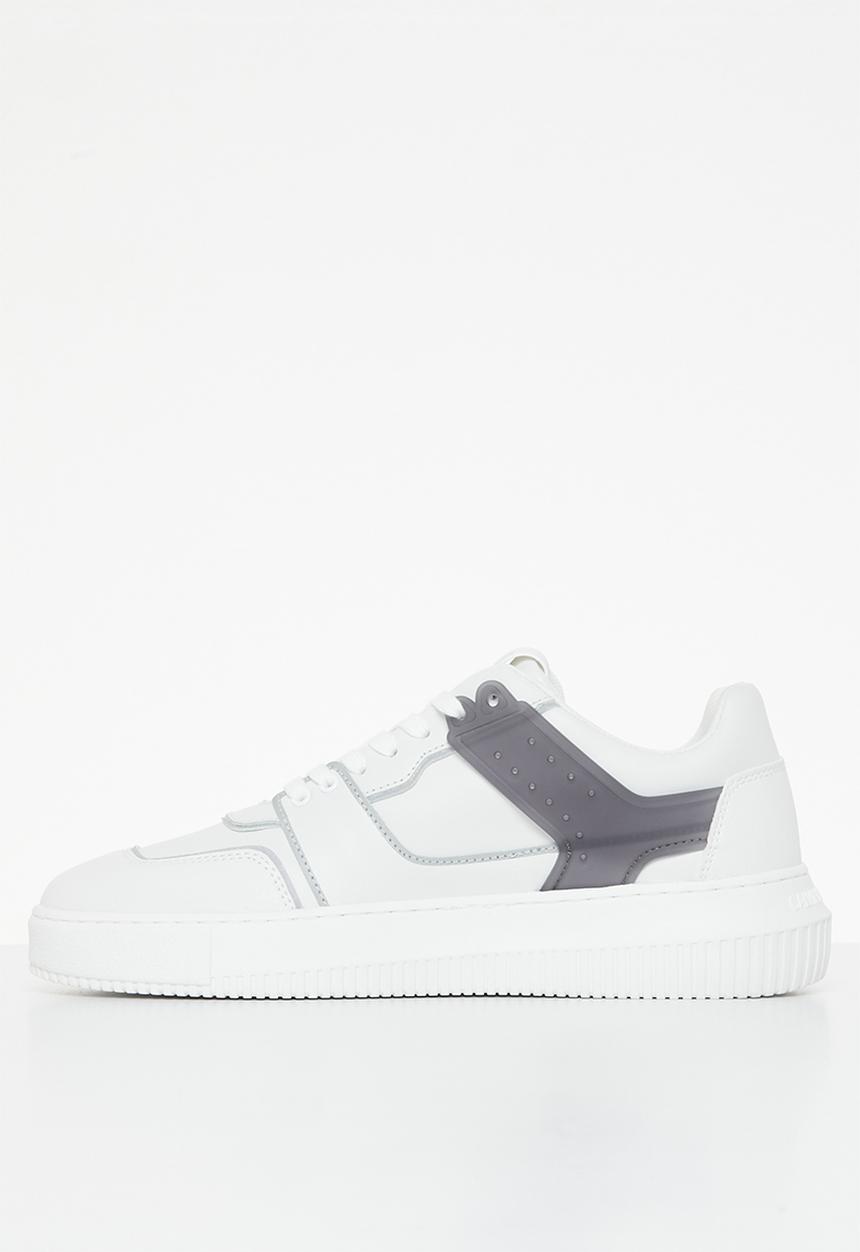 Calvin Klein - Chunky cupsole laceup low tpu m - white/silver