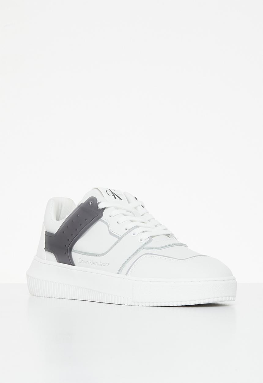 Calvin Klein - Chunky cupsole laceup low tpu m - white/silver