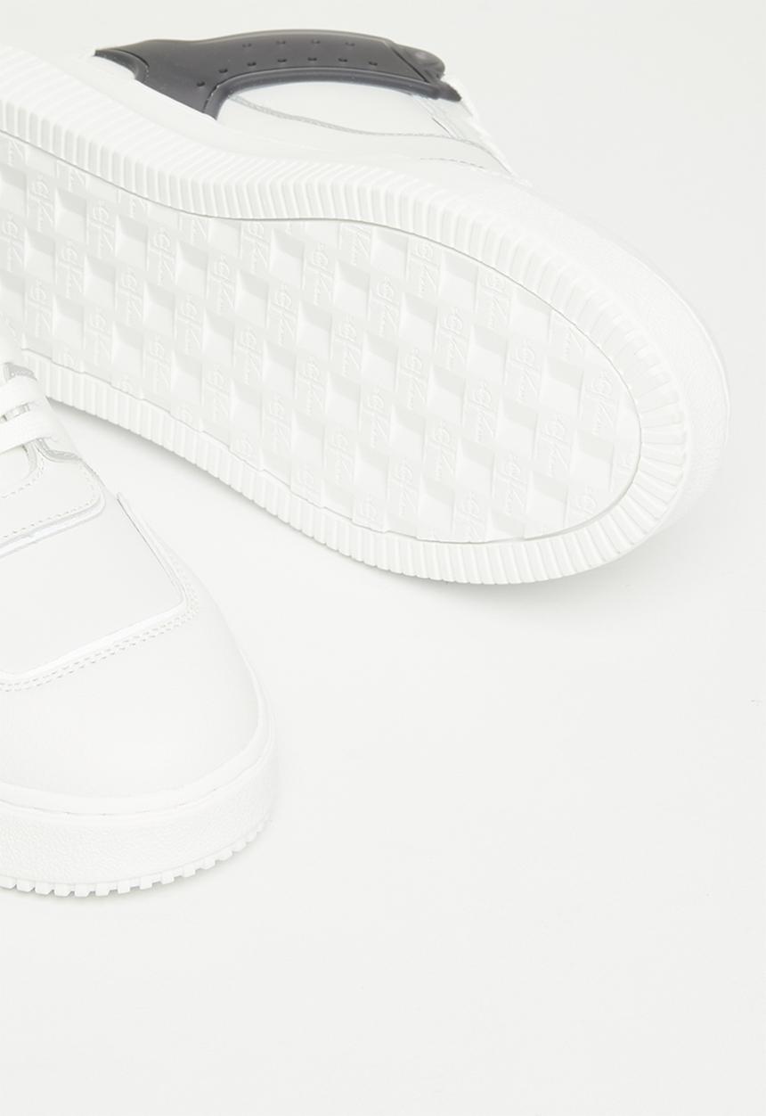 Calvin Klein - Chunky cupsole laceup low tpu m - white/silver