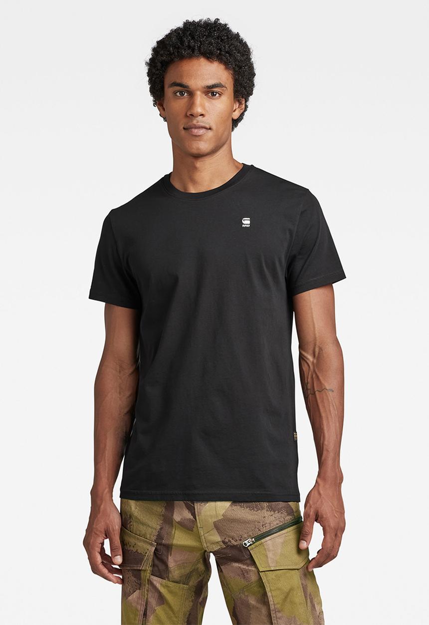 G-STAR - 12 G-star raw hem & back print - dk black