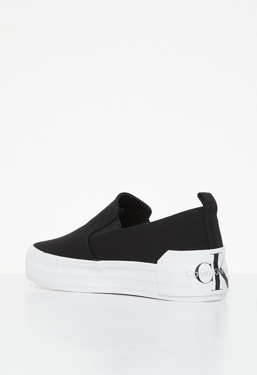 Calvin Klein - Vulcanized flatform bold slipon - black