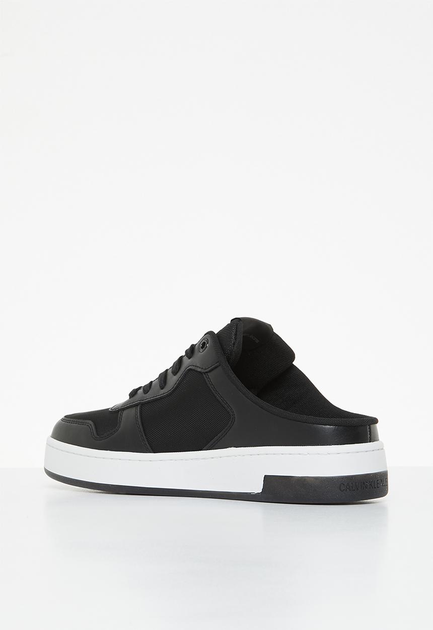Calvin Klein - Cupsole laceup basket sabot - black