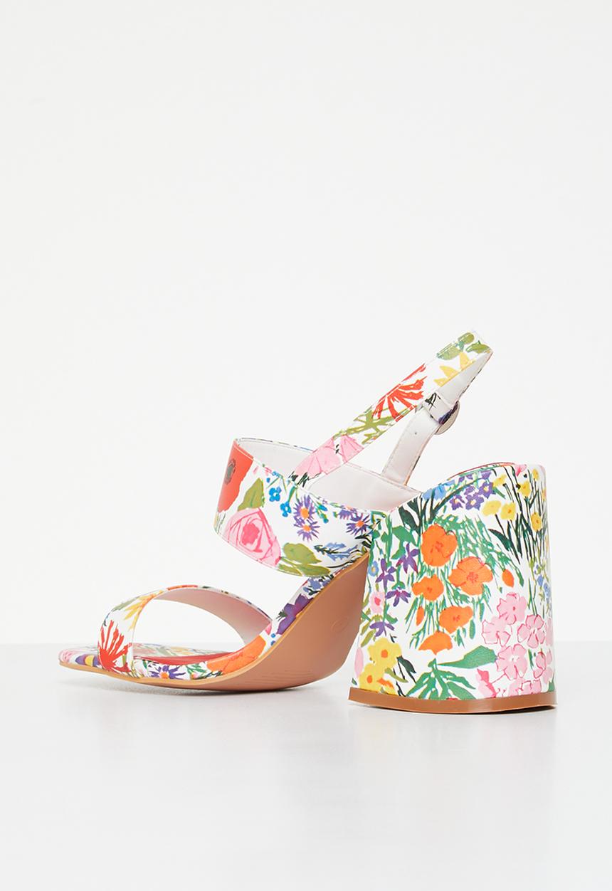 Superbalist - Filippa slingback heel - floral white