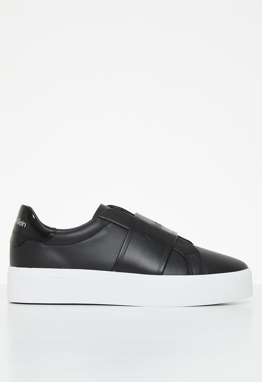 Calvin Klein - Flatform slip on-hf logo - ck black