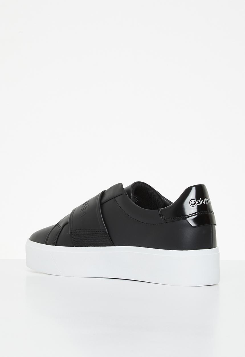 Calvin Klein - Flatform slip on-hf logo - ck black