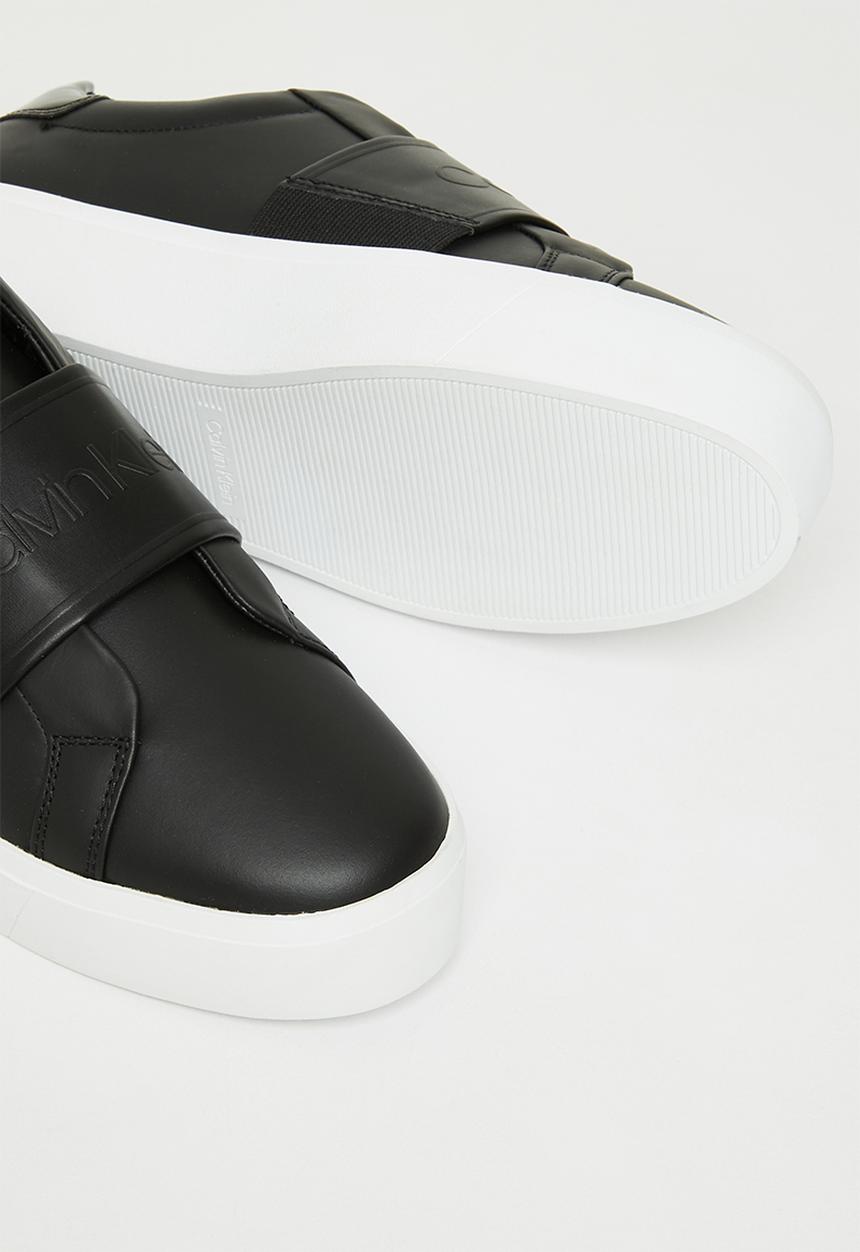 Calvin Klein - Flatform slip on-hf logo - ck black
