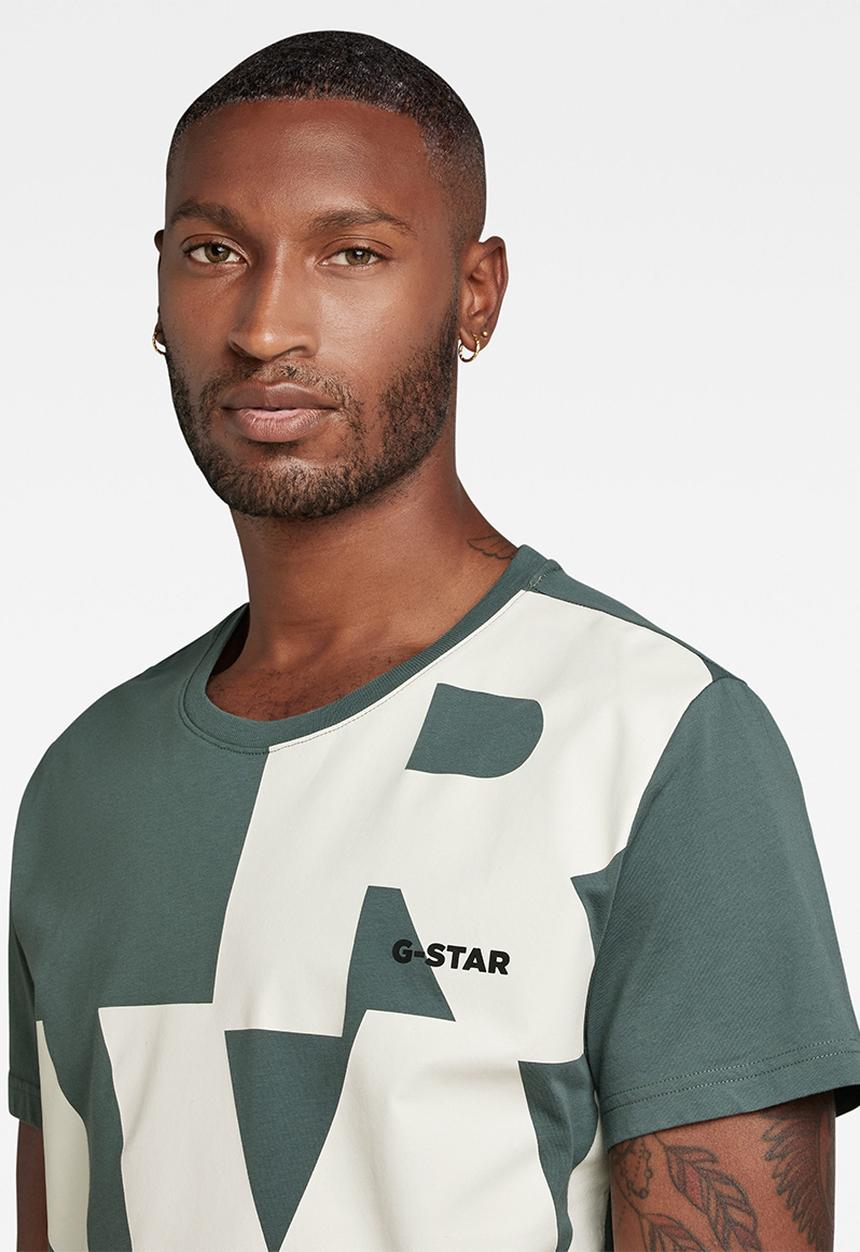 G-STAR - 2 Large raw. and hem - grey moss