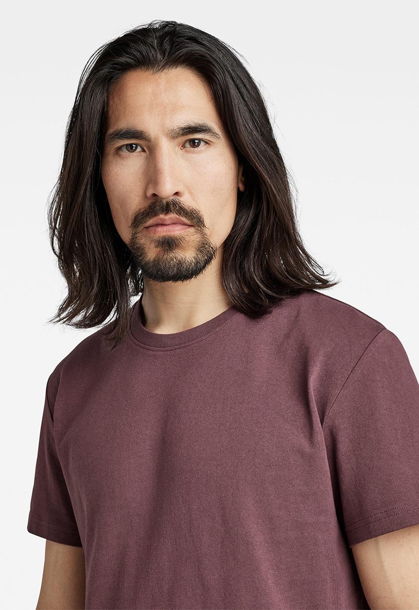 G-STAR - Stencil front back gr r tee - vineyard wine