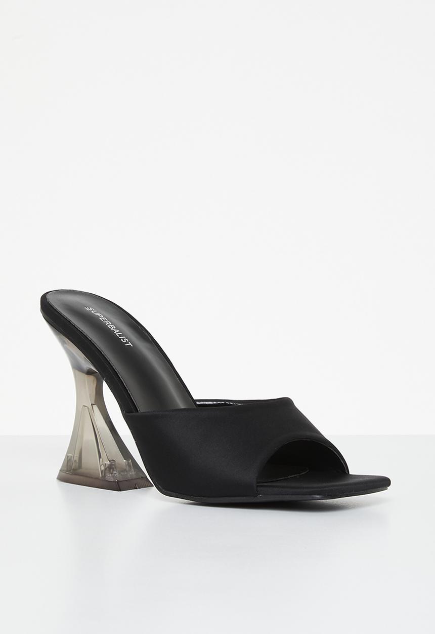 Superbalist - Eloise hourglass heel mule - black
