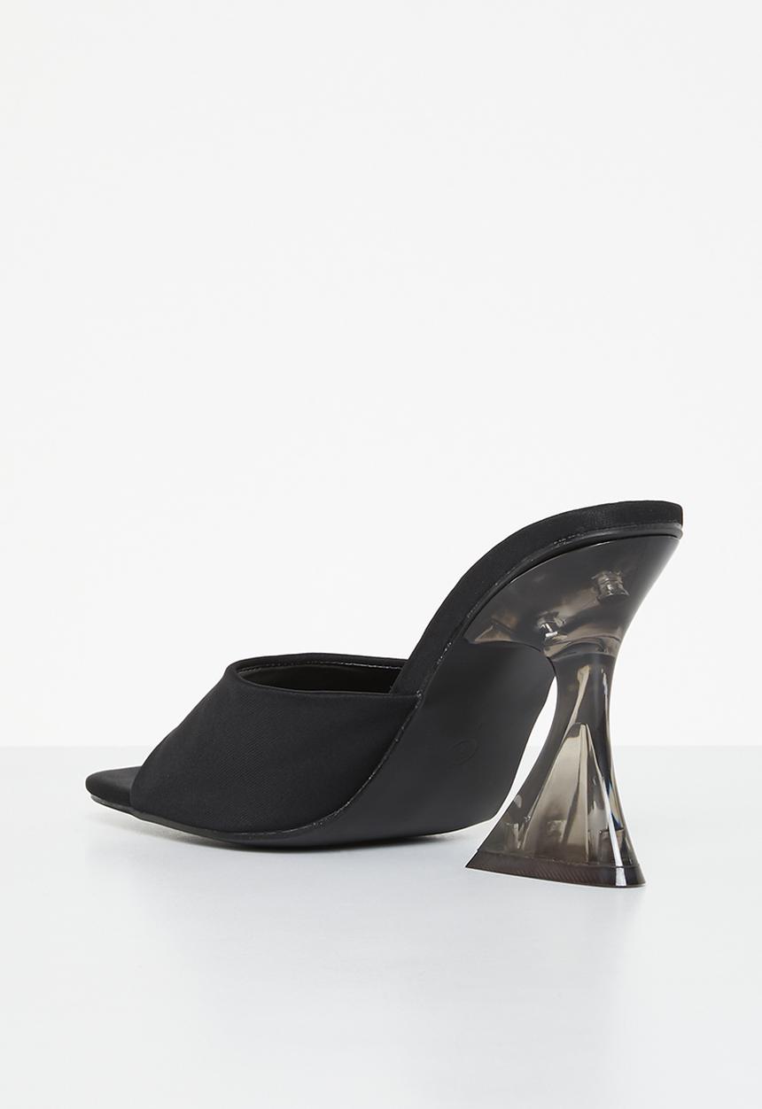 Superbalist - Eloise hourglass heel mule - black