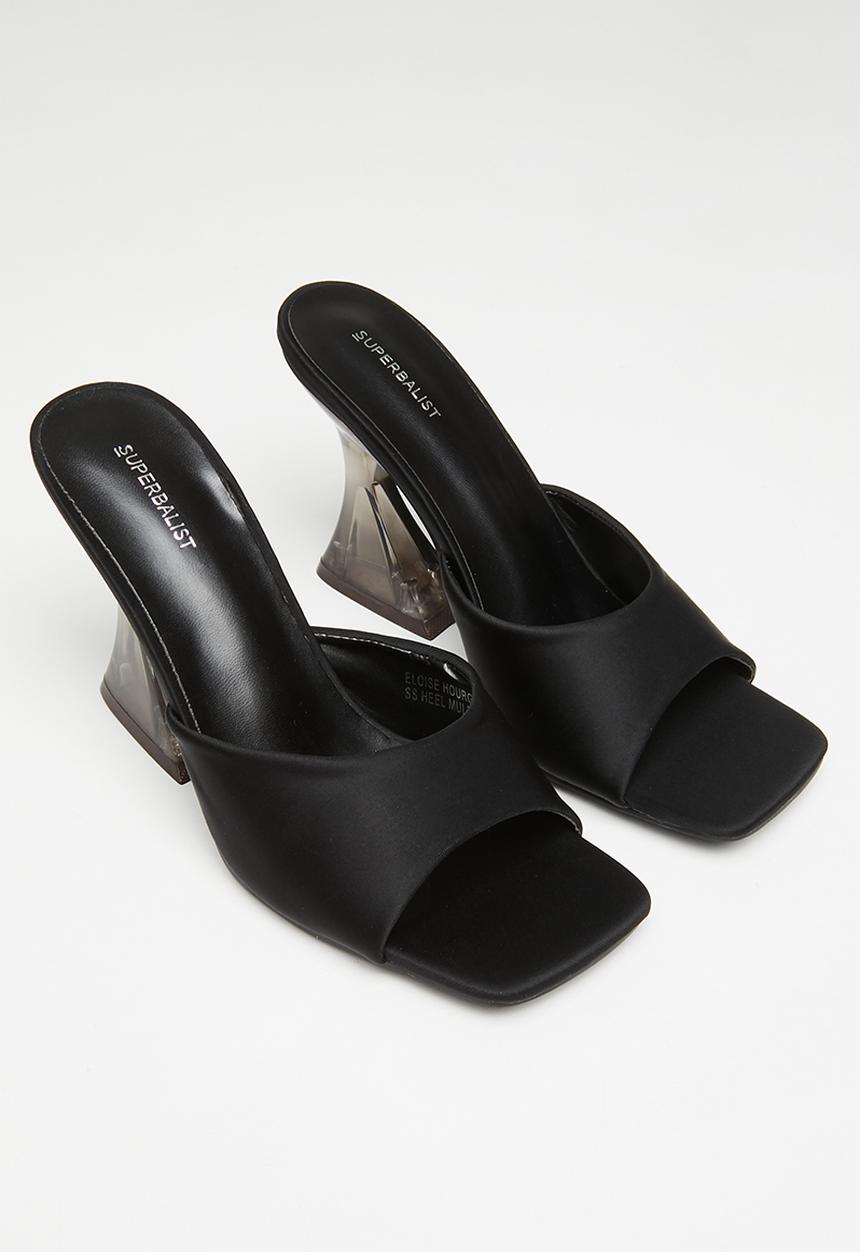 Superbalist - Eloise hourglass heel mule - black