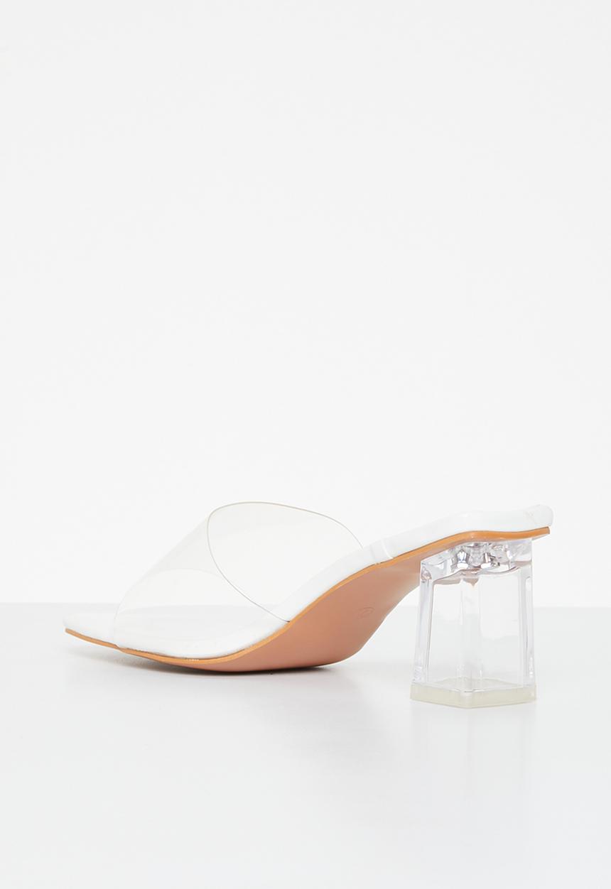 Superbalist - Everleigh block heel - clear