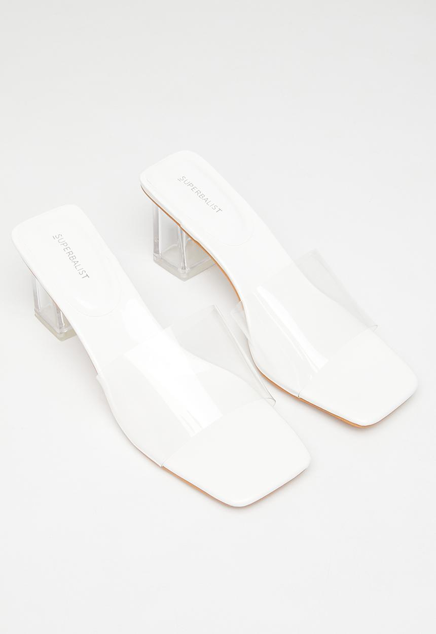 Superbalist - Everleigh block heel - clear